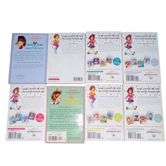 Junie B. Jones 8 Piece Book Lot Author-Barbara Park-Childrens Novels-GUC - Picture 3 of 4